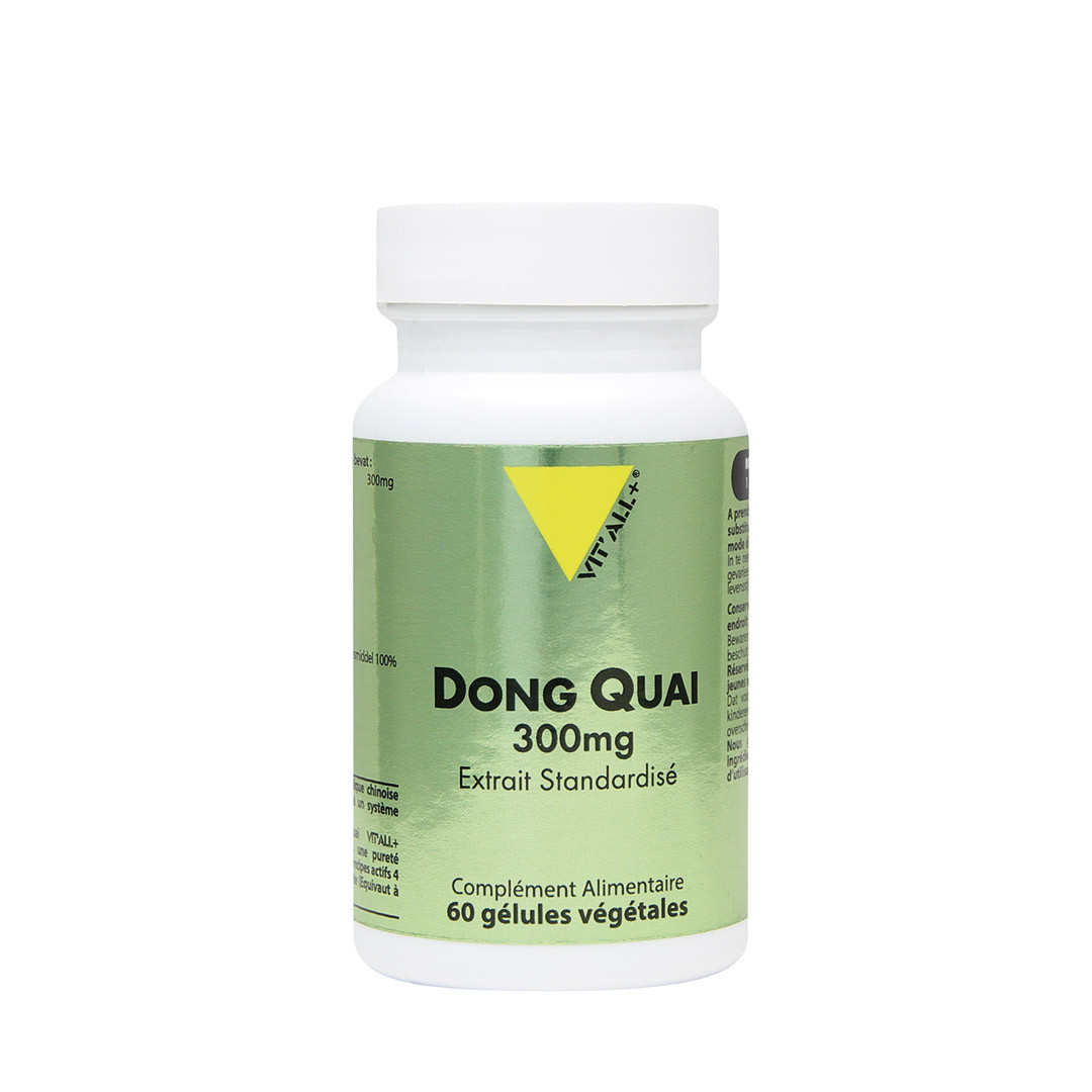 Dong Quai 300 mg extrait standardisé – 60 gélules – VIT'ALL+