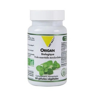 Huile d'origan bio 45 mg – 60 gélules – VIT'ALL+