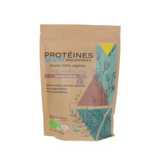 Protéines végétales bio saveur chocolat – 450 g – VIT'ALL+