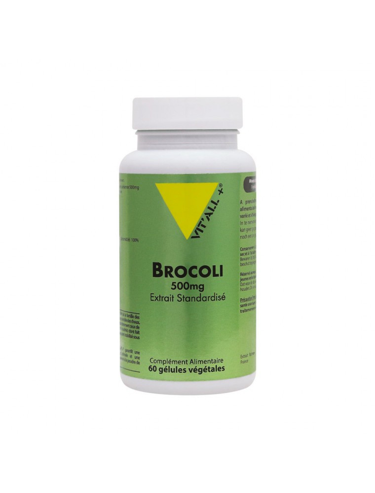 Brocoli bio 500 mg extrait standardisé – 60 gélules – VIT'ALL+
