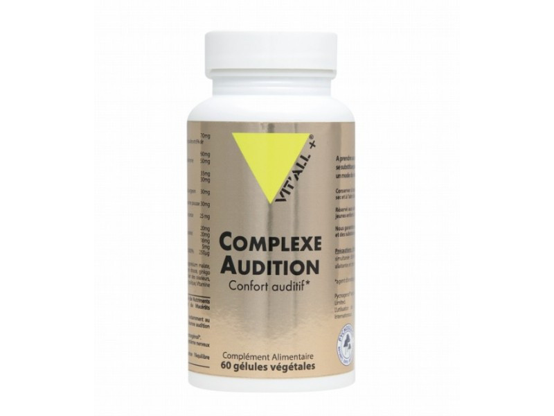 Complexe Audition – 60 gélules – VIT'ALL+