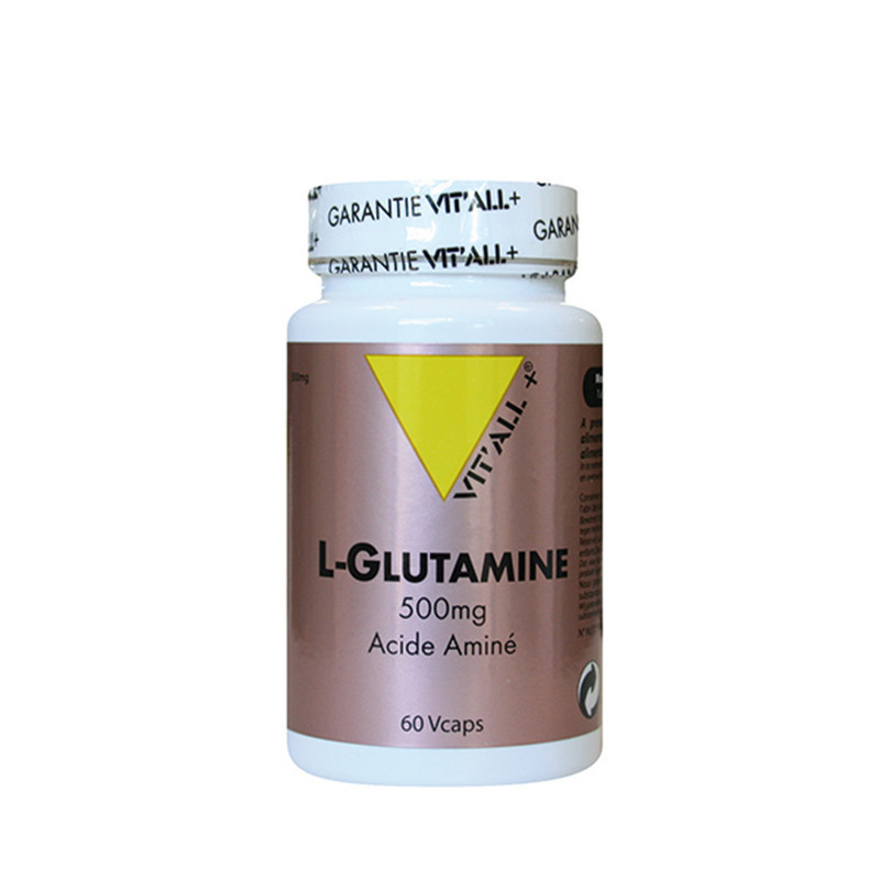 L-Glutamine 500 mg – 60 gélules – VIT'ALL+