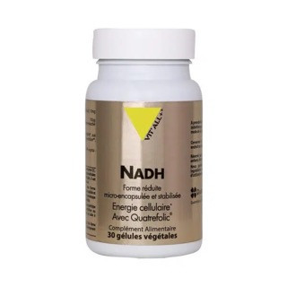 NADH avec vitamine B9 – 30 gélules végétales – VIT'ALL+
