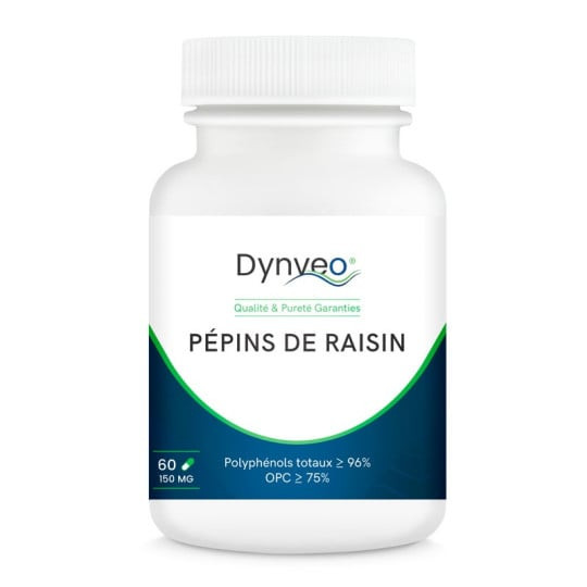 Extrait de pépins de raisin (OPC) – 60 gélules – DYNVEO