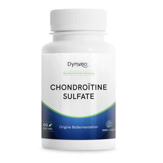 Chondroïtine sulfate vegan 600 mg – 60 gélules – DYNVEO