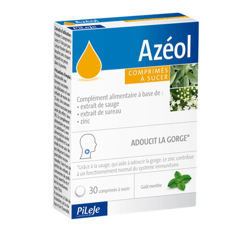 Z - Azéol - 30 comprimés à sucer - PILEJE- ARCH