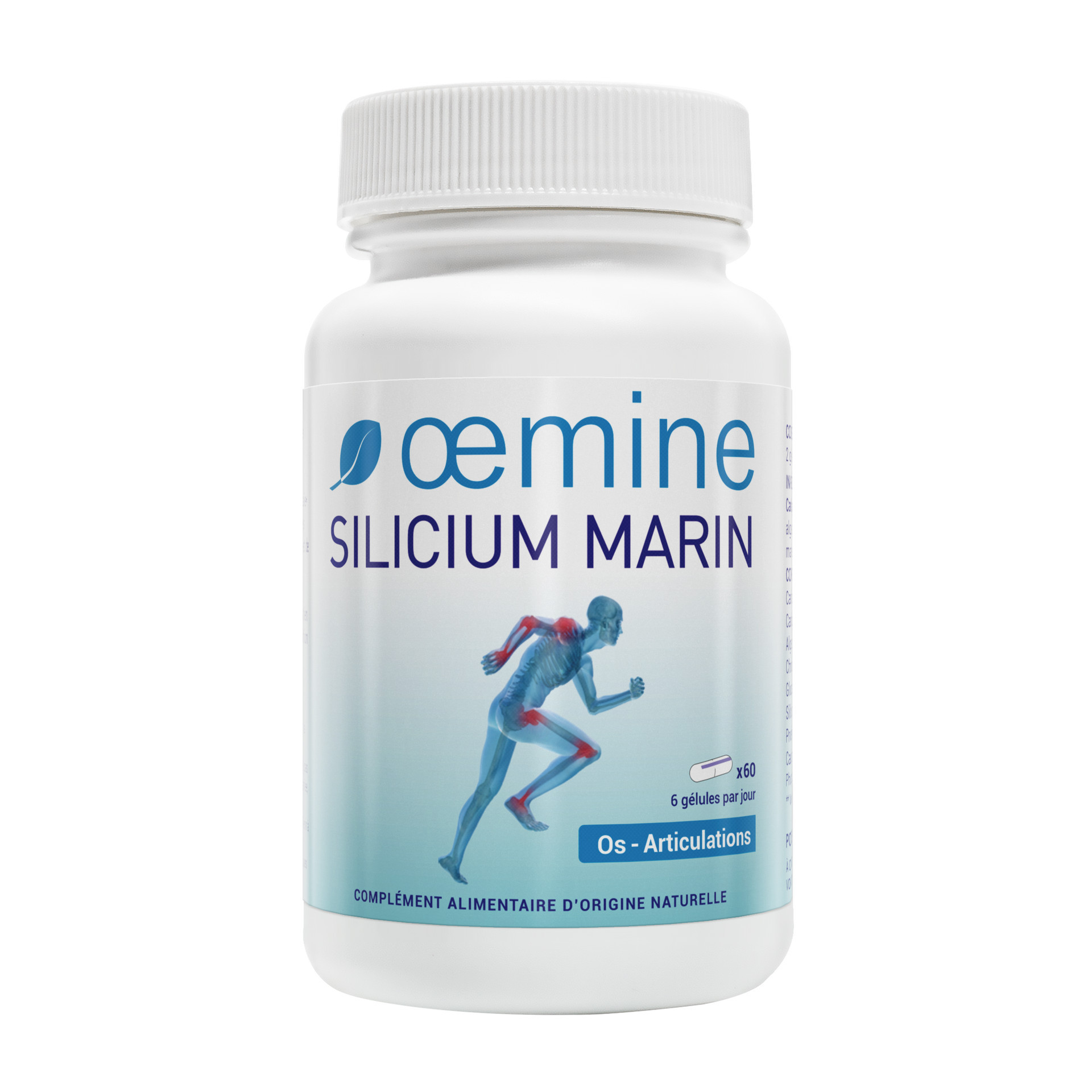 Silicium marin – cartilage de requin – 60 gélules – OEMINE