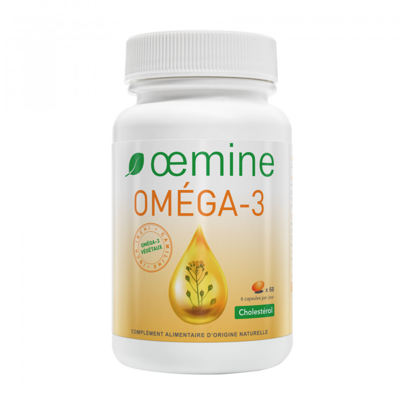 Oméga-3 végétaux – 60 capsules – OEMINE