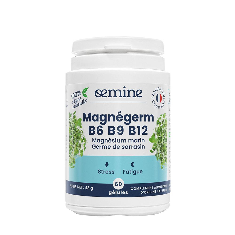 Magnégerm B6 B9 B12 – 60 capsules – OEMINE