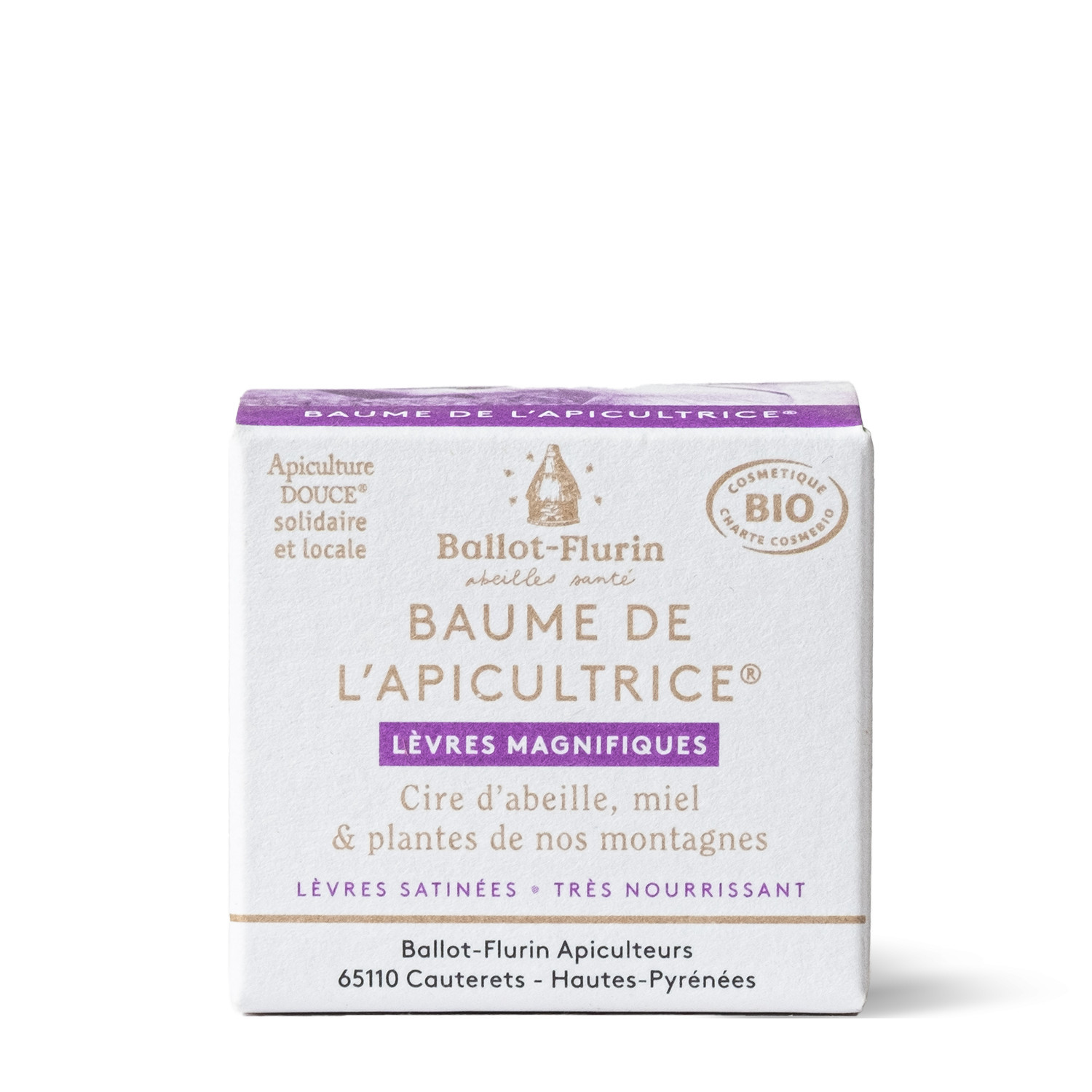Baume de l'apicultrice lèvres magnifiques – 15 ml – BALLOT-FLURIN