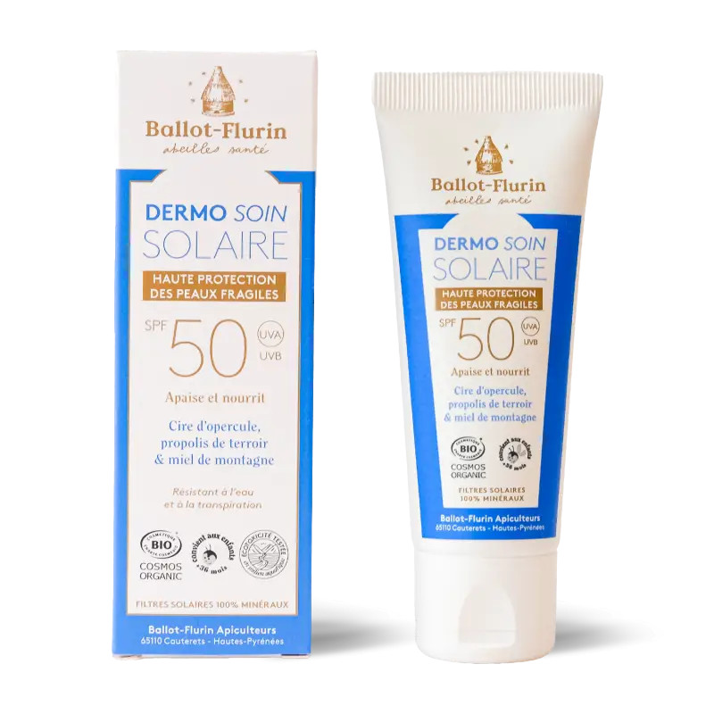 Dermo soin solaire SPF 50 – 40 g – BALLOT-FLURIN