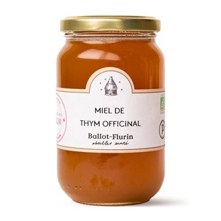 Miel de thym officinal de Sitia sur l'île de Crète – 480 g – BALLOT-FLURIN