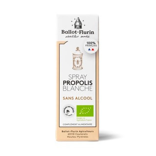 Spray propolis blanche sans alcool – 15 ml – BALLOT-FLURIN
