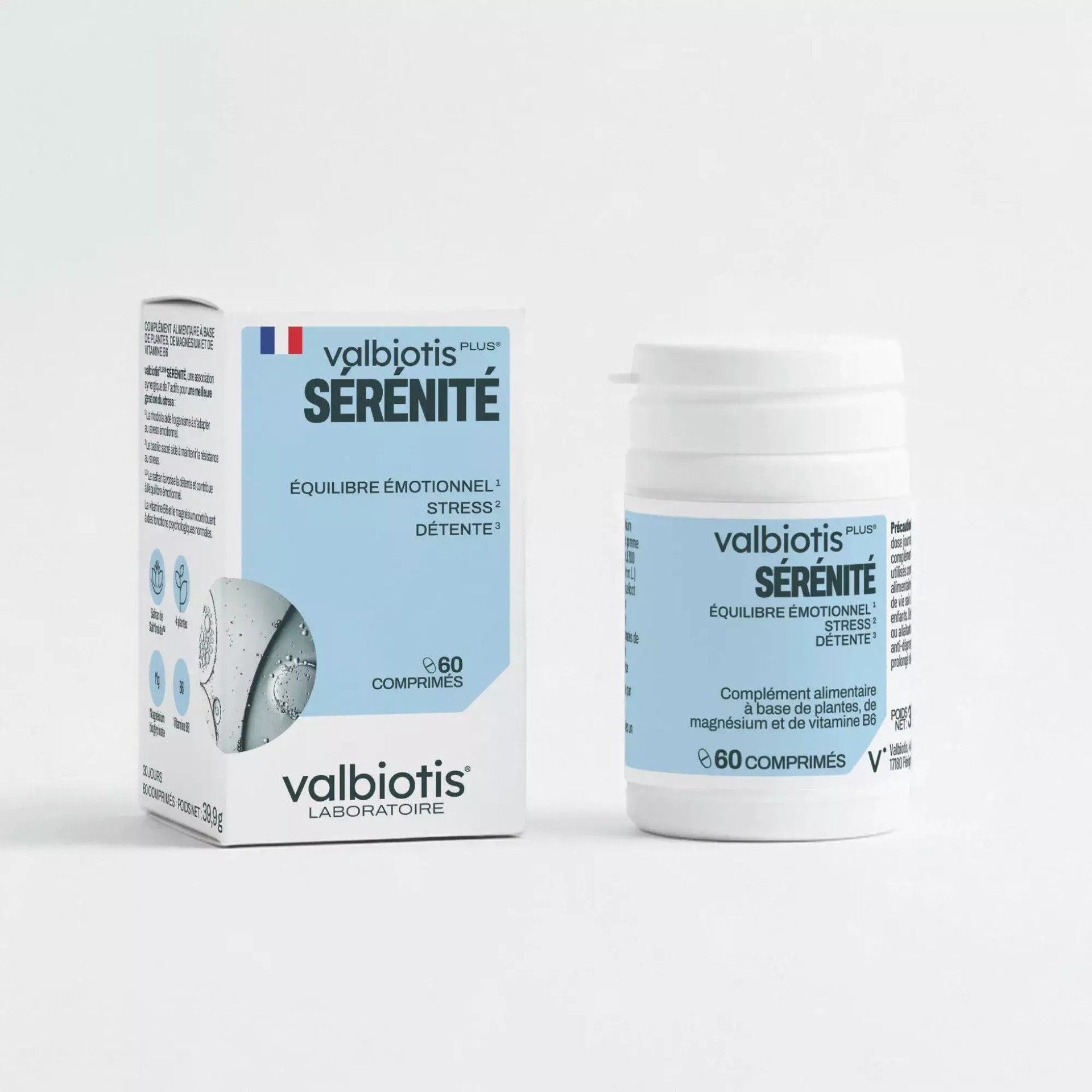 Plus sérénité – 60 comprimés – VALBIOTIS