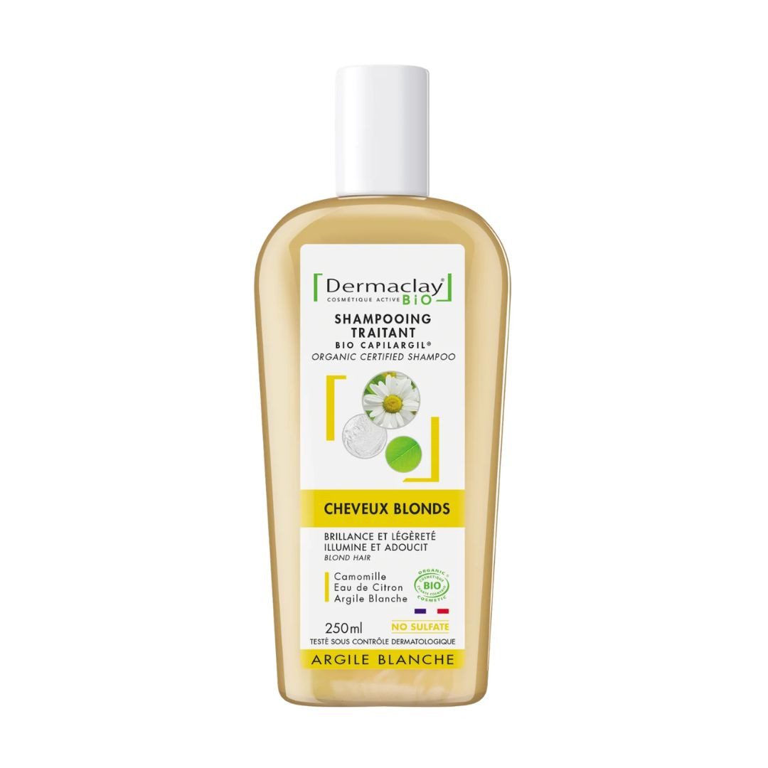 Shampooing BIO cheveux blonds - 250 ml - DERMACLAY 