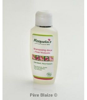 Shampooing doux à la rose musquée – 200 ml – KOSMEO MOSQUETA'S