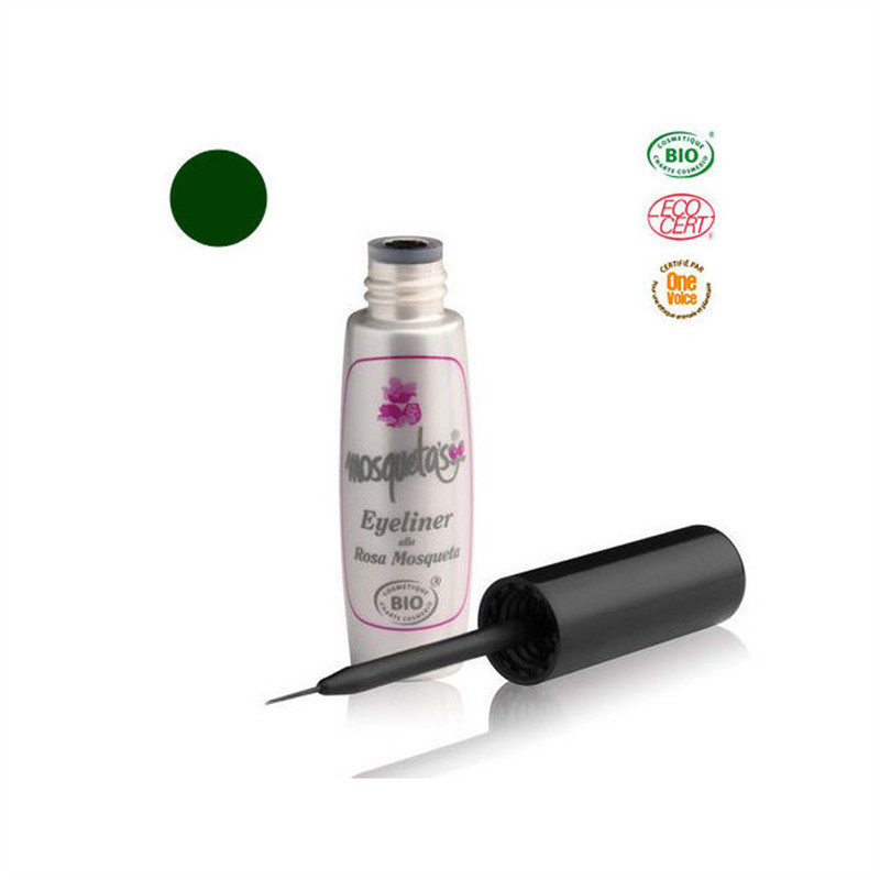 Eye-liner à l'huile de rose musquée vert sapin – 5 ml – KOSMEO MOSQUETA'S