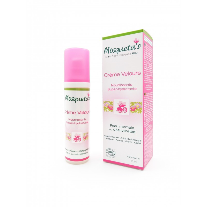 Crème velours nourrissante super-hydratante – 50 ml – KOSMEO MOSQUETA'S