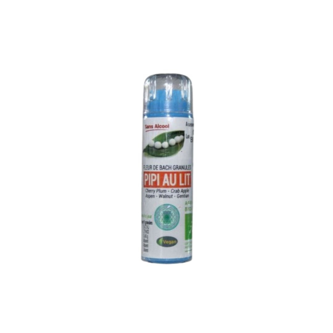 Pipi au lit - Fleur de Bach BIO granules - 130 granules - COMPLEXE BACH - KOSMEO FLEURS DE BACH