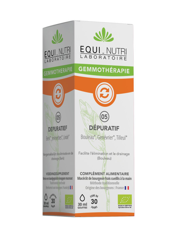Bourgeons BIO - N°05 dépuratif - 30 ml - EQUI-NUTRI