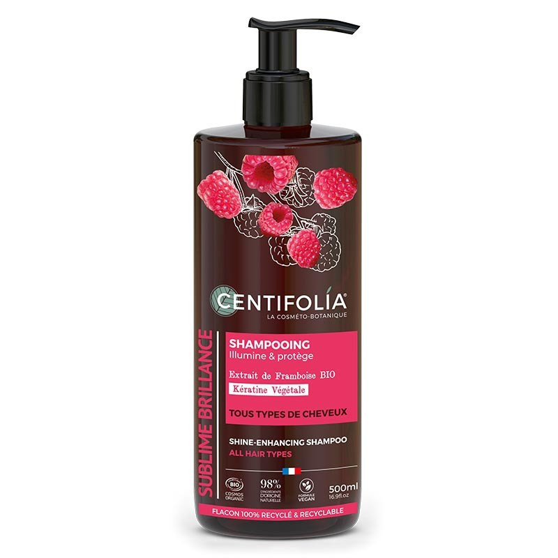 Shampooing brillance tous types de cheveux – Flacon pompe 500 ml – CENTIFOLIA - ARCH