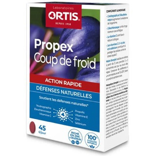 Propex coup de froid – 45 comprimés – ORTIS