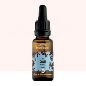 FDB 22 Oak, Chene - Compte Gouttes BIO Demeter - 20 ml - BIOFLORAL