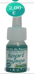 Fluide de rasage et d’après-rasage Sport & voyage – Dose – 3 ml – DERMOFLUIDE