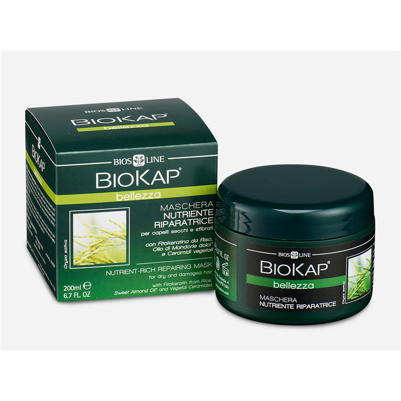Masque cheveux nourrissant et réparateur - 200 ml - BIOKAP 
