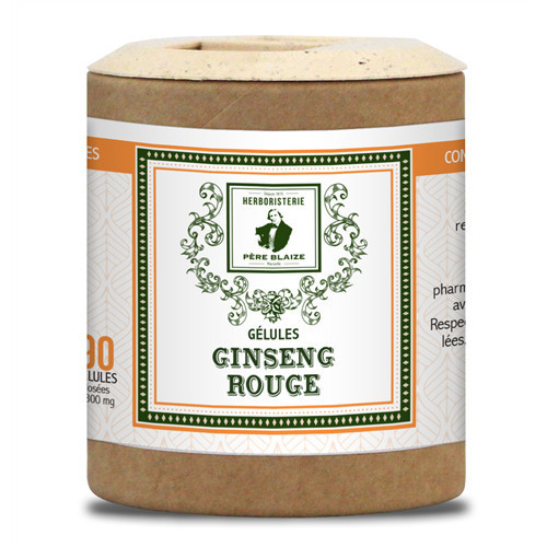 Gélules ginseng rouge - 90...