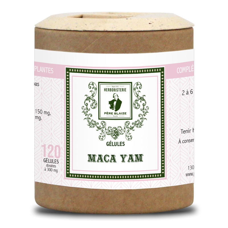 Gélules maca yam - 120...