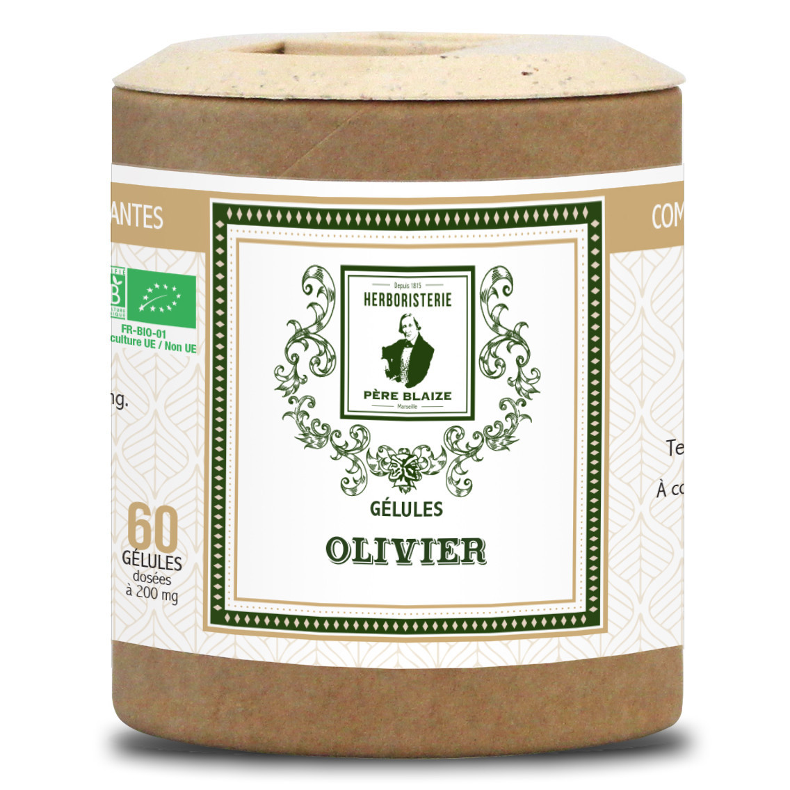 Gélules olivier BIO - 60 gélules - PÈRE BLAIZE