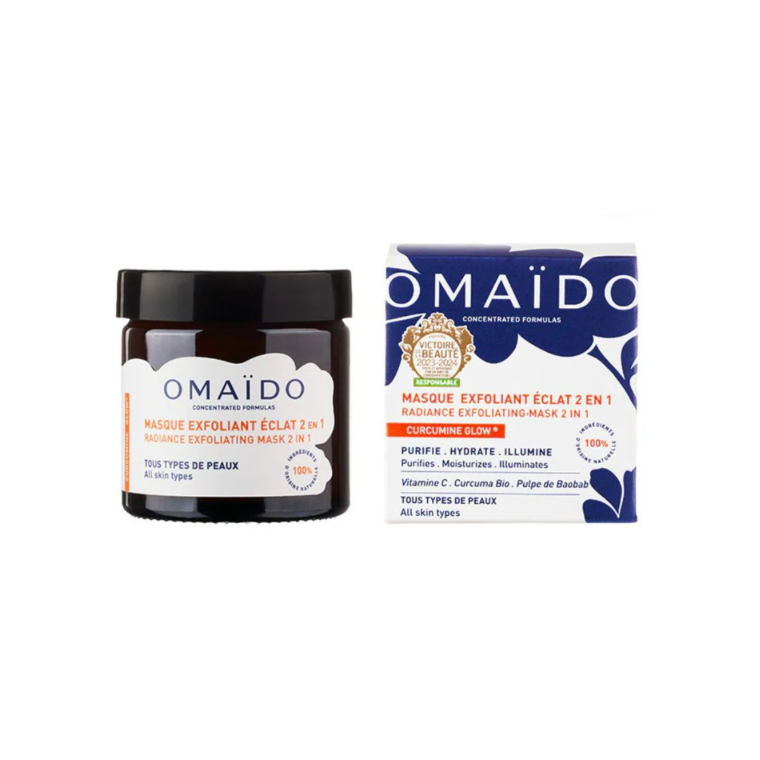 Masque exfoliant Eclat 2 en 1 - Pot 60 g - OMAIDO