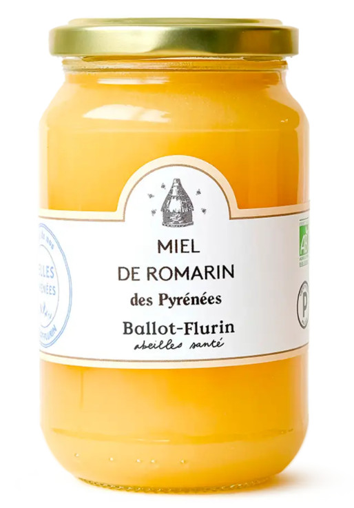 Miel de romarin bio – 480 g – BALLOT-FLURIN