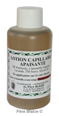 Lotion capillaire apaisante...
