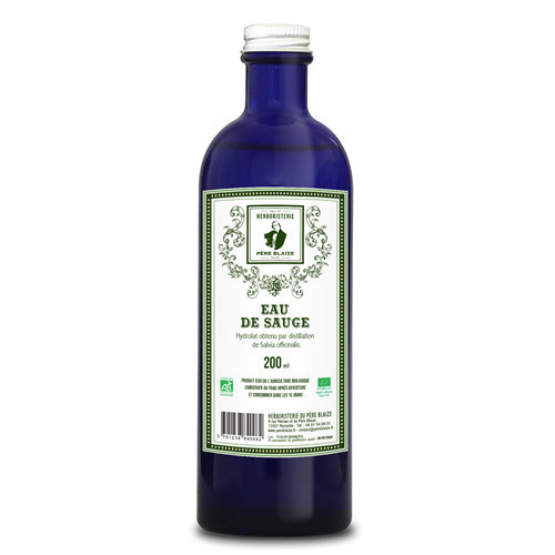 Sauge BIO - Eau florale / Hydrolat - 200 ml - Salvia officinalis - PERE BLAIZE