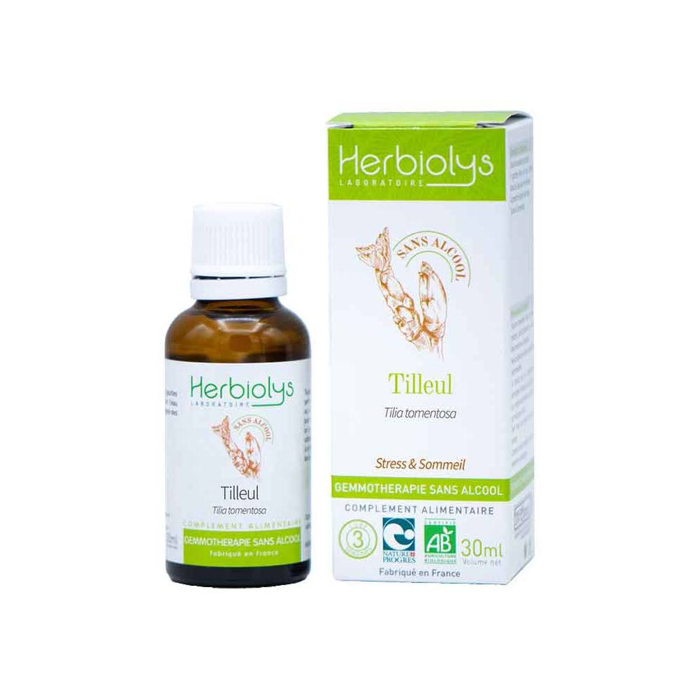 Gemmothérapie Tilleul argenté - Macérat sans alcool 30 ml - HERBIOLYS
