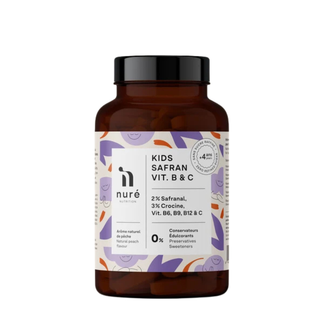 Kids Safran + Vit B & C - 30 mini comprimés - NURE NUTRITION