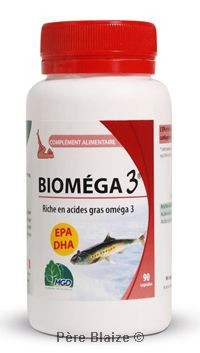 Bio omega3 (huile anchois - sardines) - (18%epa-12%dha) - 90 capsulesules - MGD